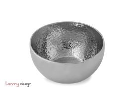 Inox hammer bowl Ø17, H9cm